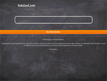 Tablet Screenshot of kokoland.com